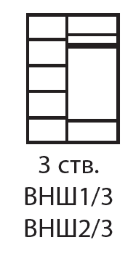 Шкаф 4 двери Венеция ВНШ2/4 (без зеркал)