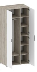 Шкаф 2 двери комбинированный с зеркалами ШК-3009  Анима  