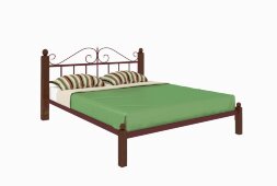 Кровать металлическая Диана Lux